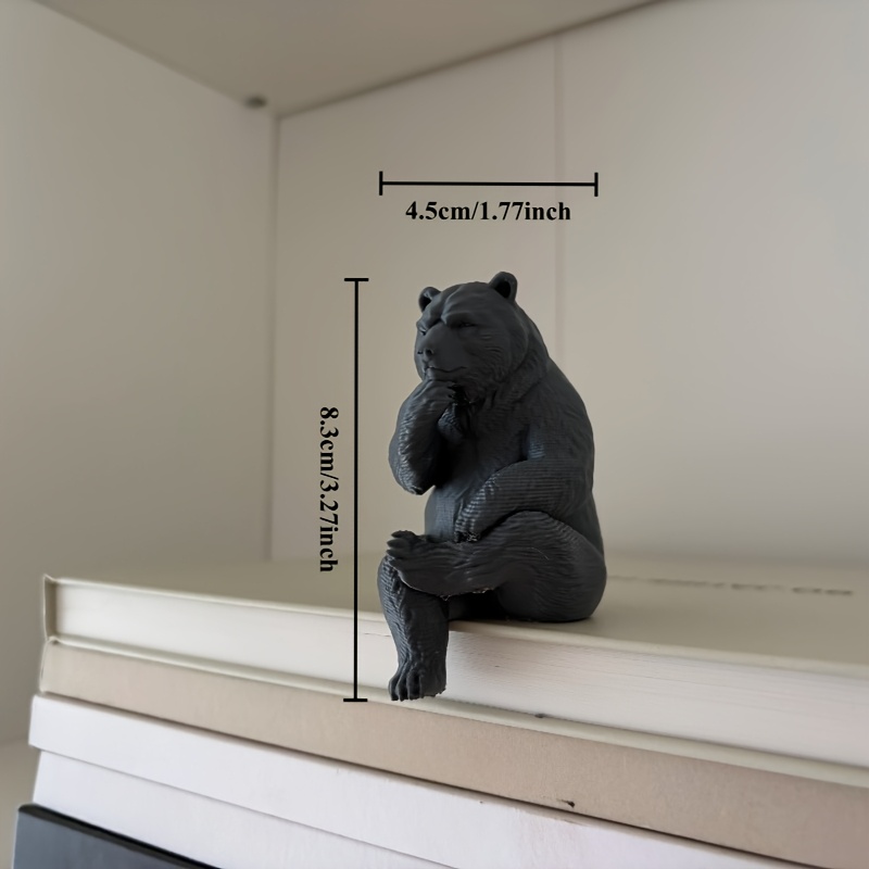 思考するクマの置物、3Dプリントされた棚やテーブルに置くため - Office Furniture Brands のレビューと価格